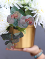 Astry Biel, kompozycja kwiatowa nagrobna, wym.40cmx45x55cm