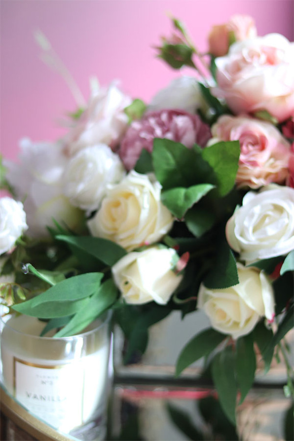 bajeczna kompozycja kwiatowa, Delicja, wym.27x37cm 