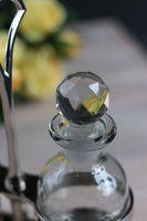 atrakcyjny zestaw Oliwa & Ocet na stojaku, / Przyprawniki, wym.11x15x6cm