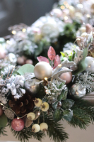 girlanda bożonarodzeniowa, Pudrove Święta, dł.189cm