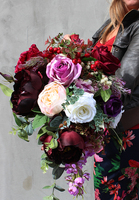 dekoracja kwiatowa / wiązanka nagrobna England 4, dł.64cm