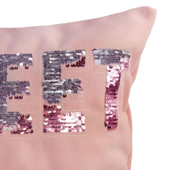 poszewka filcowa na poduszkę, Sweet Home Pink, wym.45x45cm