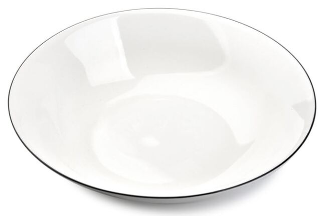 porcelanowy talerz do makaronu, Simplico, śr.26.3cm