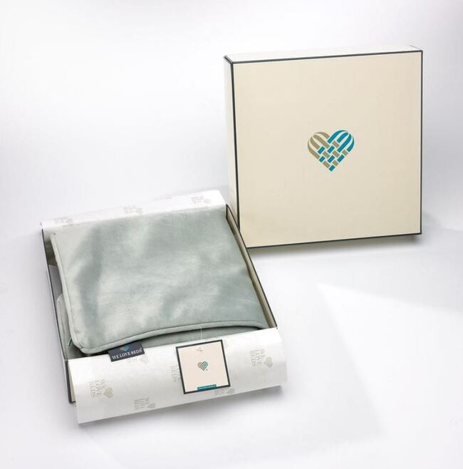 poduszka dekoracyjna welurowa, Velvetia, szaro-miętowy, wym.40x60cm