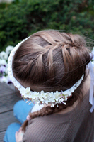 komunijny wianek na głowę Simona, rozmiar uniwersalny, dziecięcy