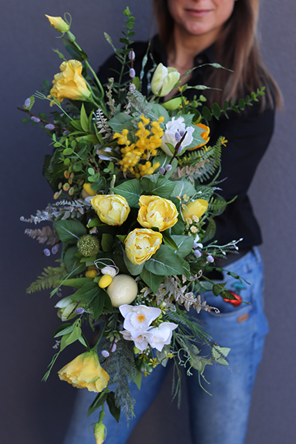 kompozycja wielkanocna na stół / komodę, Sella, wym.24x58cm