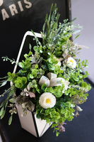 box - koperta z kwiatami, Rekolla, wym.30x20x6.5cm 