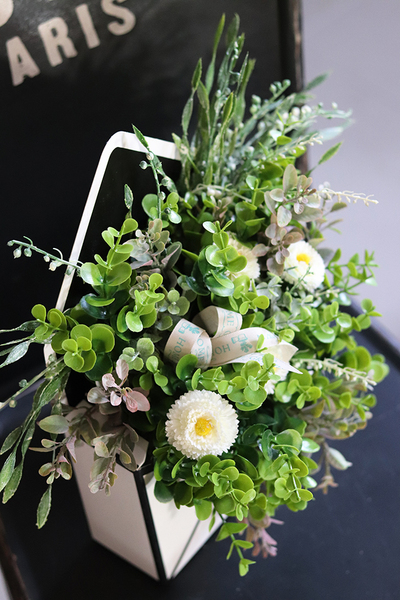 box - koperta z kwiatami, Rekolla, wym.30x20x6.5cm 