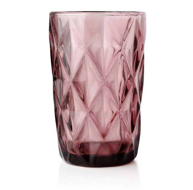 OD RĘKI Allure Rosa, szklanka 350ml, kpl.6szt