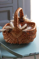 brązowy koszyczek wielkanocny, Natural Easter, wys.23cm