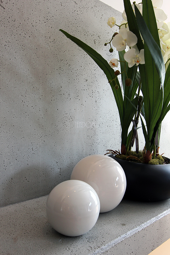 kula dekoracyjna ceramiczna White śr.40cm