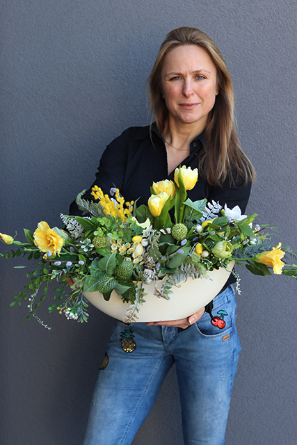 kompozycja wielkanocna na stół / komodę, Sella, wym.24x58cm