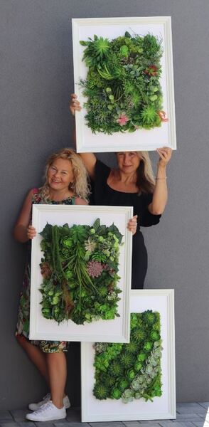 atrakcyjna jednostronna rama Hotels Sukulenty 2, wym.77x57cm