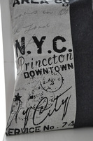 wełniana poszewka dekoracyjna N.Y.C.,wym.42x42cm