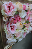 efektowna kwietna rama jednostronna Romatyczna wym.40x31cm