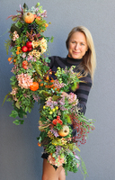 Jesienna Piękność, barwna girlanda, dł.1m