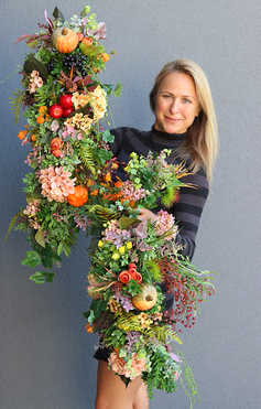 Jesienna Piękność, barwna girlanda, dł.1m