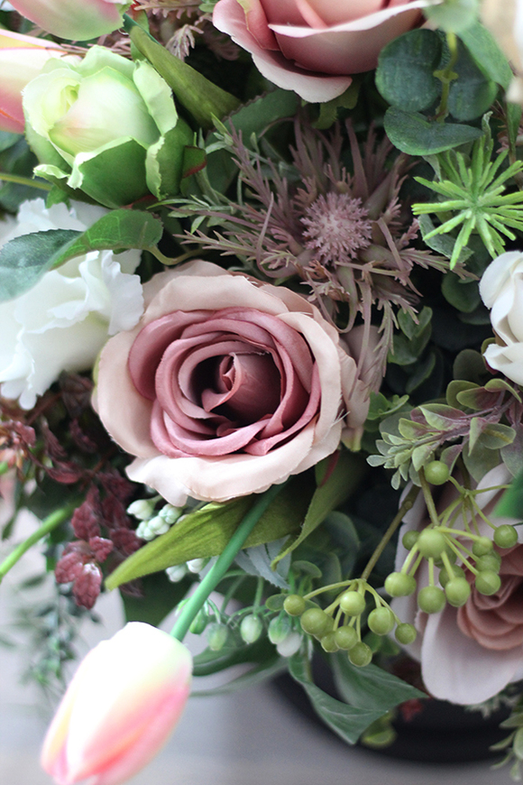 box / kompozycja kwiatowa Romantyczne Marzenie 2, wys.50cm