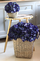 bogaty kosz z hortensjami, Granatowa Elegancja, kpl.2szt