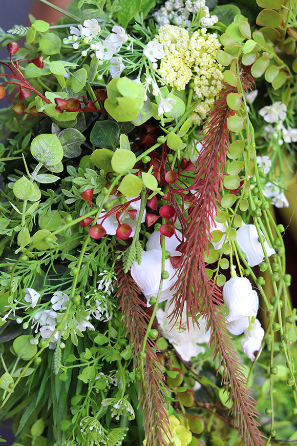 duży sufitowy wianek, Green Nature, śr.60cm