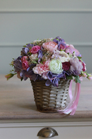 dekoracyjny koszyk z kwiatami, Romantic Place, wym.26x25cm