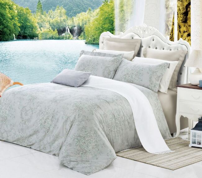 bawełniane kremowe prześcieradło, Anafi, wym.160x240cm 