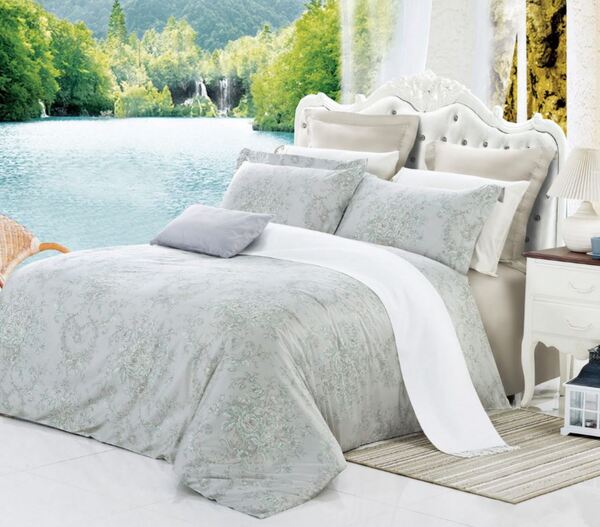 bawełniane kremowe prześcieradło, Anafi, wym.160x240cm 