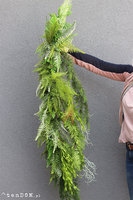 efektowna zielona girlanda, Gertruda Light, dł.100cm