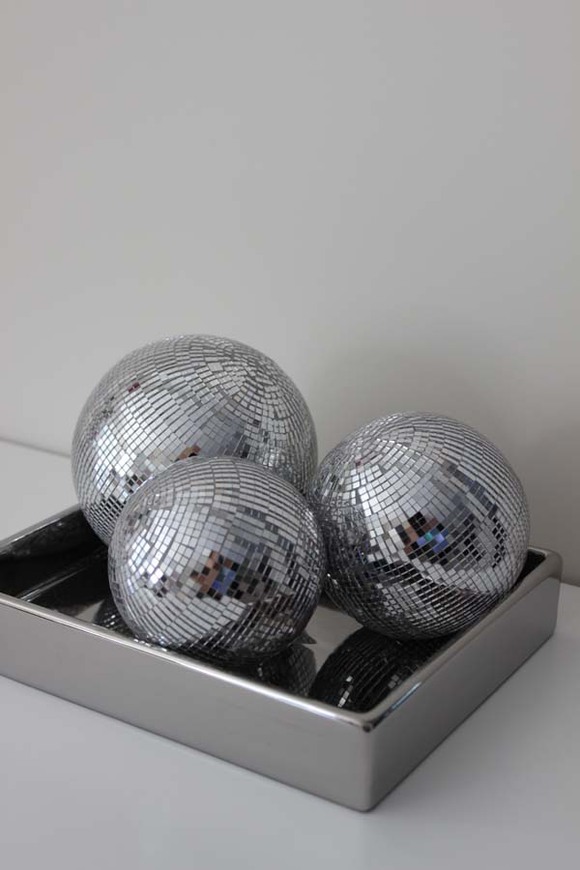 dekoracyjna kula lustrzana Mozaika D, wym.8x8x8cm