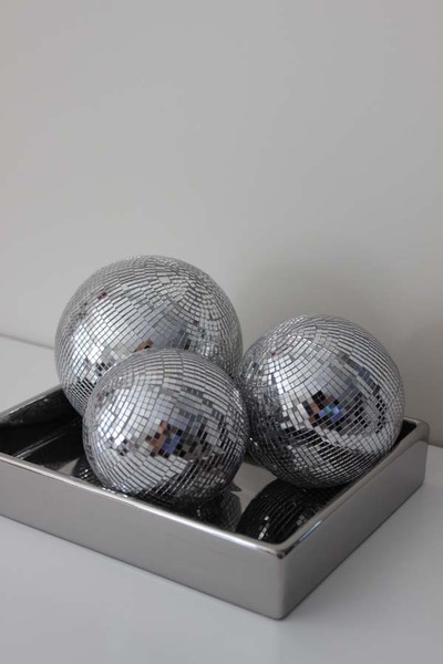 dekoracyjna kula lustrzana Mozaika D, wym.8x8x8cm