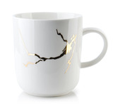 OD RĘKI Abigail White, porcelanowy kubek glamour, poj.380ml