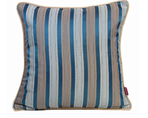 Exclusive Stripes, stylowa poszewka na poduszkę turkus, wym.45x45cm