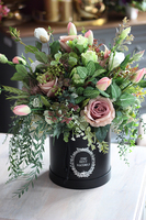 box / kompozycja kwiatowa Romantyczne Marzenie 2, wys.50cm