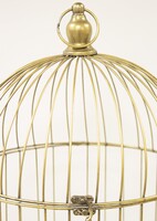 Indie, złota klatka dekoracyjna, kpl.2szt. wys.60/72cm