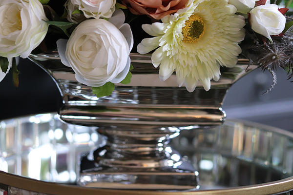 kompozycja kwiatowa / bukiet Cappucino 2, wys.35cm