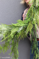 efektowna zielona girlanda, Gertruda Light, dł.100cm