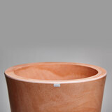 Della donica terakota z wewnętrzną półką 49x90cm