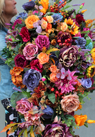 Jesienna 2, duża kompozycja / wiązanka nagrobna, dł.105cm