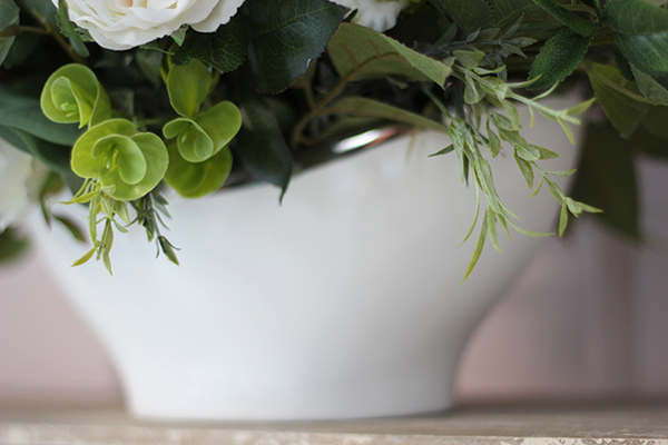 Trulla, kompozycja kwiatowa / bukiet w donicy glamour, wym.30x38x26cm