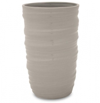 Simply Grey, nowoczesny ceramiczny wazon, wym.22x14x14cm