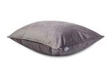 poduszka dekoracyjna welurowa, Velvetia, szary, wym.40x60cm 