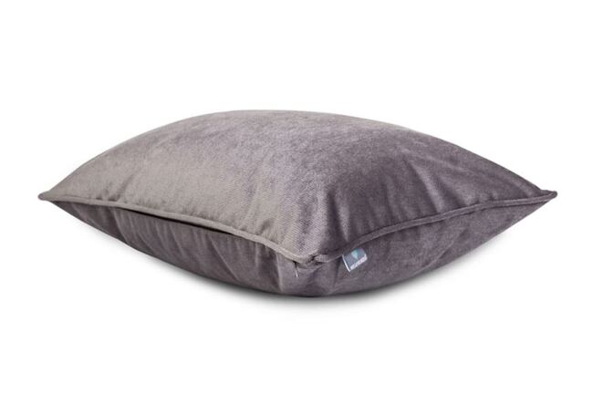 poduszka dekoracyjna welurowa, Velvetia, szary, wym.40x60cm 