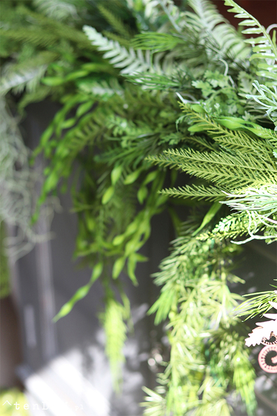 efektowna zielona girlanda, Gertruda Light, dł.100cm