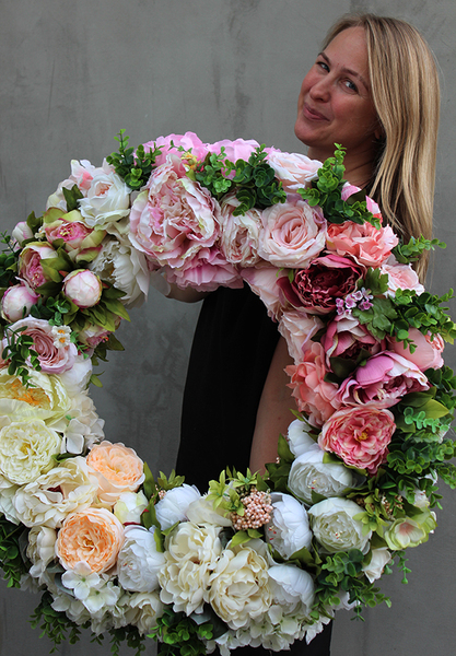 Wypożyczenie kwiatowego wianka śr.74cm, Maria Antonina 