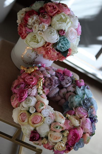 Bella Beauty, zestaw dekoracji kwiatowych, flowerbox & wianek