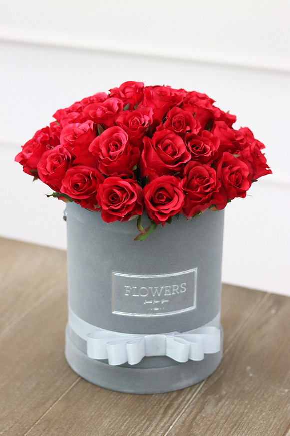 Tenolla, kompozycja kwiatowa, flowerbox, wys.26cm