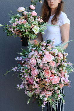 Balea Pianolla Delux, komplet dekoracji nagrobnych, bukiet +kompozycja 