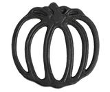 Retro podkładka na stół dynia czarna 19.5x2x19.5cm