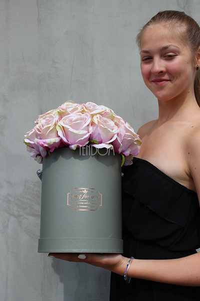 Blanka, kompozycja kwiatowa / bukiet / Flowerbox, wys.38cm