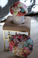 Bella Beauty, zestaw dekoracji kwiatowych, flowerbox & wianek